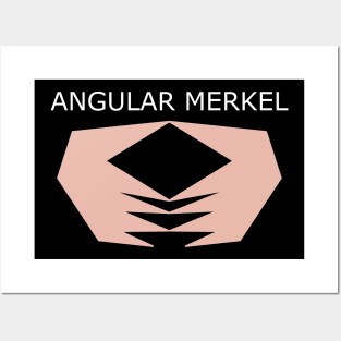 "Angular Merkel" Pun Posters and Art